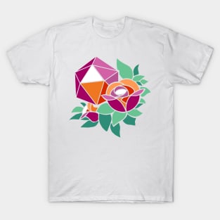 Pretty Poly Rose Lesbian Pride T-Shirt